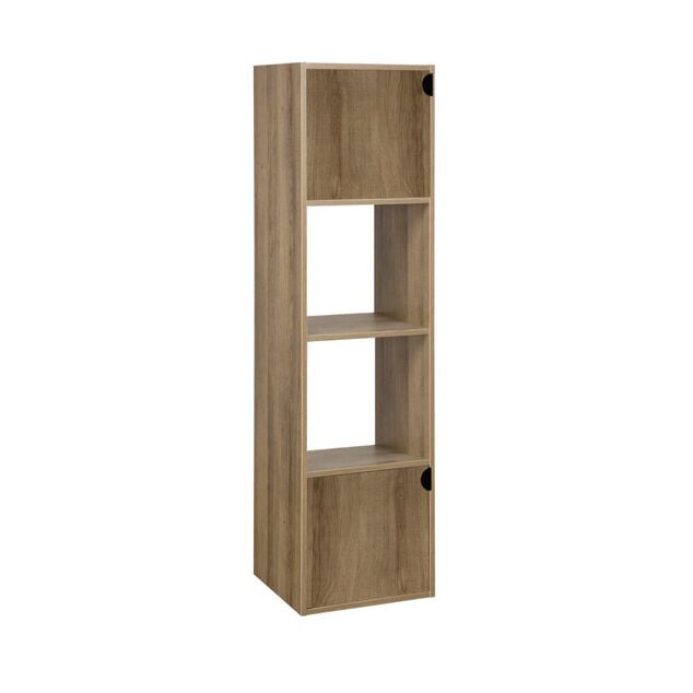 Colonne en bois 4 cases Adam brun naturel 30xP29,5xH120cm