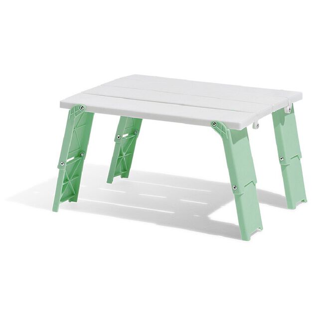 Table plage pliable bleu menthe
