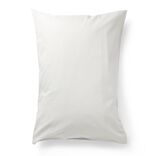 Taie d'oreiller 50x70cm polycoton finition droite gris