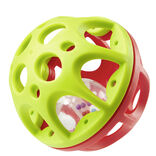 Balle hochet avec grelot &oslash;10.2 cm