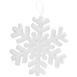 Flocon de neige blanc &agrave; suspendre &oslash;20 cm