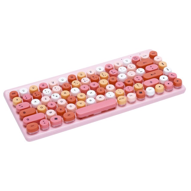 Clavier sans fil touche ronde Homday Xpert bleu ou rose (2 mod&egrave;les)