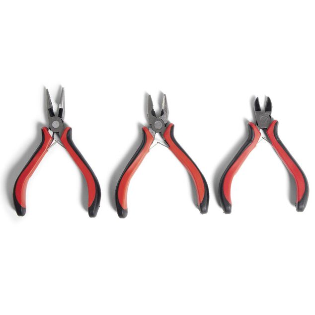 Lot de 3 pinces en acier