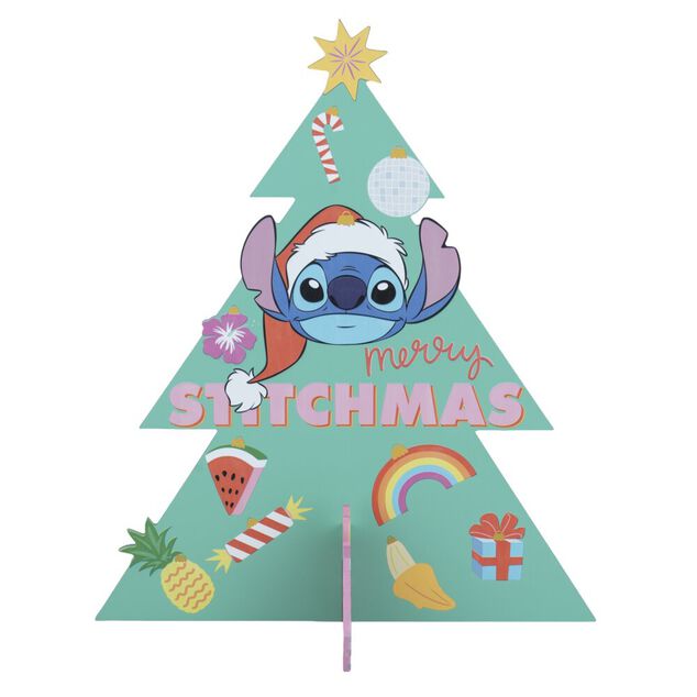 Sapin d&eacute;coratif Disney Stitch &agrave; poser H50 cm