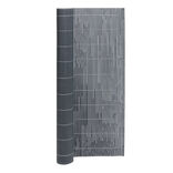 Canisse double face occultation mod&eacute;r&eacute;e PVC grise 300xH100cm