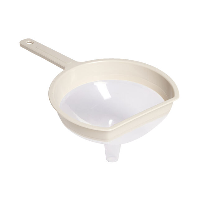 Entonnoir polypropyl&egrave;ne blanc L22,5x9,5xH14,5cm