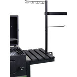 Tablette adaptable barbecue m&eacute;tal noir