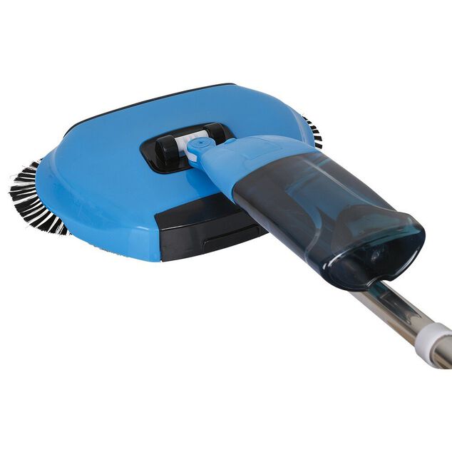 Balai magique ramasse miettes avec spray bleu 2 en 1