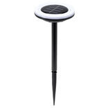 Borne solaire &agrave; planter forme anneau 6LED &Oslash;10xH34cm