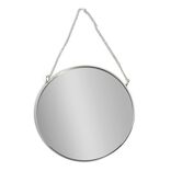 Miroir &agrave; suspendre rond avec contour m&eacute;tal (3 mod&egrave;les)