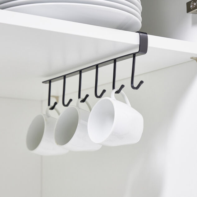 Rangement suspendu 6 crochets