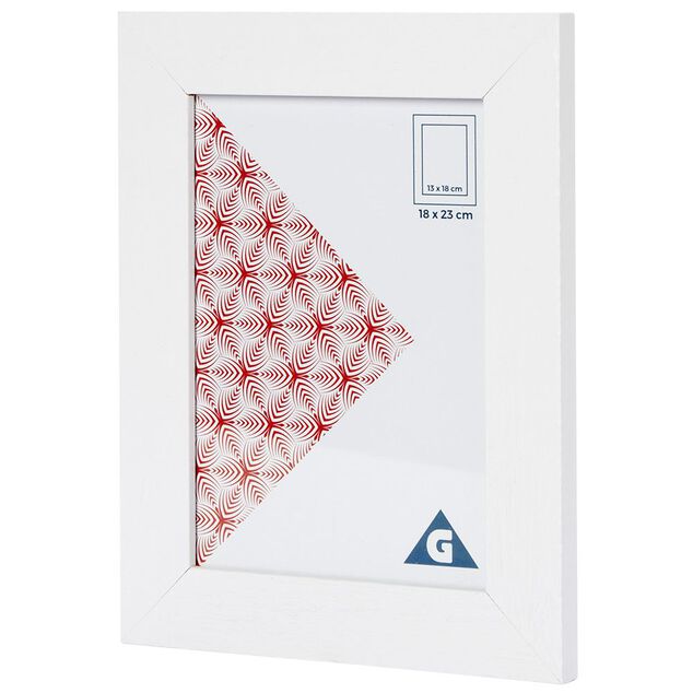 Cadre photo blanc 1 vue 13 x 18 cm