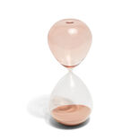 Sablier d&eacute;coratif en verre