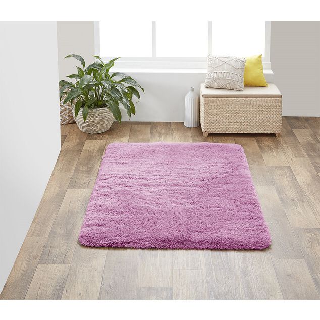 Tapis fourrure en polyester