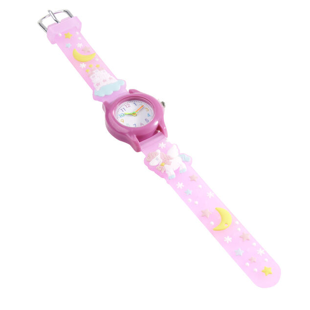 Montre enfant unisexe silicone et acier Ø3xL21cm - 8 modèles