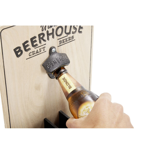 Verre &agrave; bi&egrave;re 50cl x2 avec support d&eacute;capsuleur et 2 sous-verres