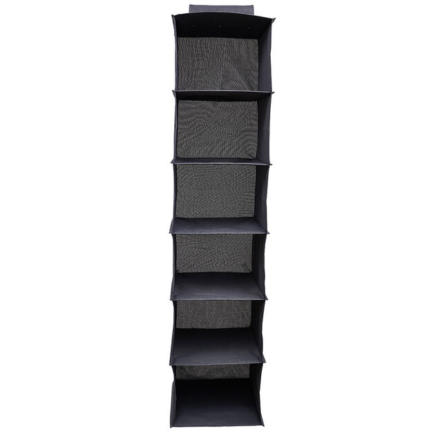 Organisateur de vêtements Gris - 6 niveaux - 30x30xH128 cm