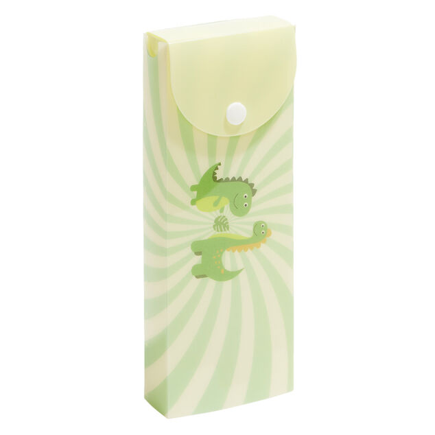 Trousse bo&icirc;te &agrave; crayon pour enfant 20,4x7,5xH2,8cm - 2 mod&egrave;les