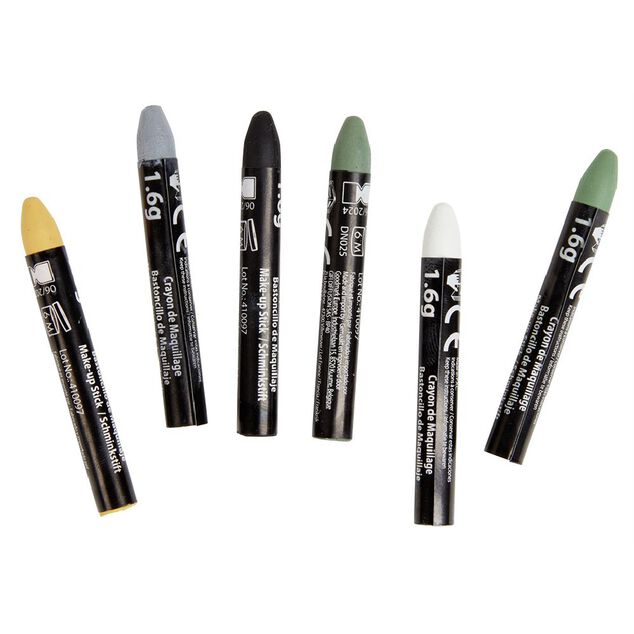Crayons maquillage Halloween x6