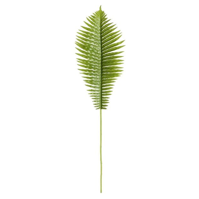 Feuille artificielle tige verte L88cm