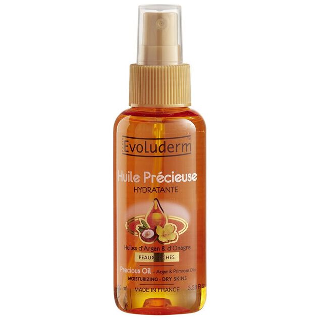 Huile pr&eacute;cieuse hydratante Evoluderm 100 ml