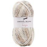 Pelote acrylique laine fil épais mélange Taïga 402 beige