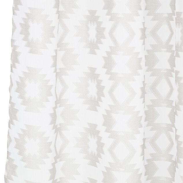 Voilage polyester 140x240cm jacquard beige