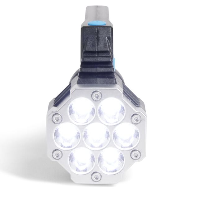 Lampe torche multifonction 3 modes d'éclairages 7LED portée 200m