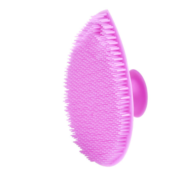 Brosse nettoyante visage en silicone et &eacute;ponge