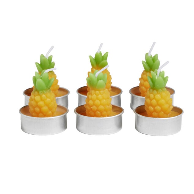 Lot de 6 bougies chauffe plat 2 mod&egrave;les