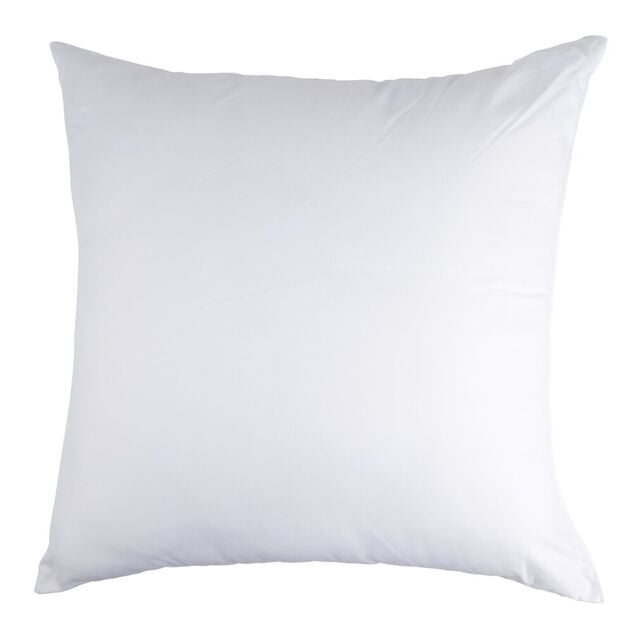 Oreiller carr&eacute; moelleux polyester blanc Acar'Protect 60x60cm