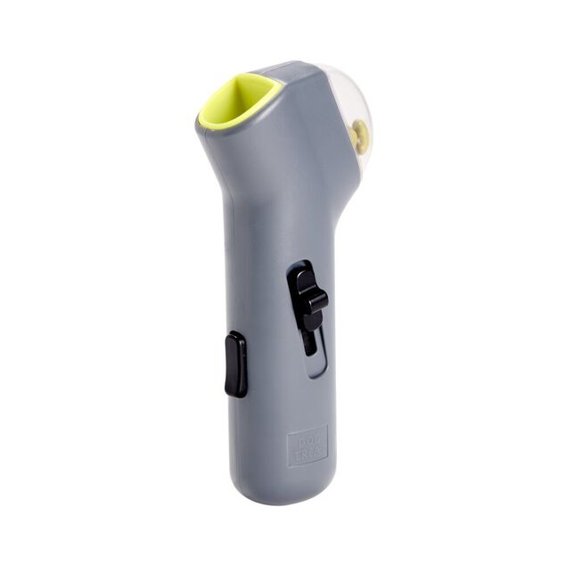 Lance-friandise plastique gris L17cm (2 mod&egrave;les gris ou orange)
