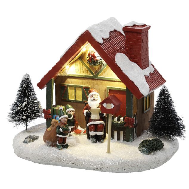 Village lumineux du Père-Noël 4 led
