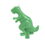 Bougie dinosaure vert H8cm