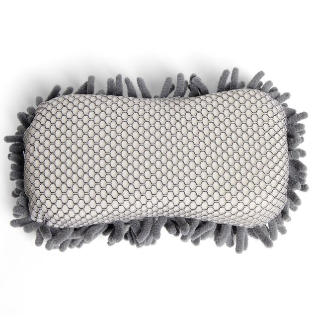 &Eacute;ponge nettoyante voiture microfibre avec filet sp&eacute;ciale finition