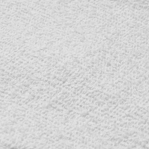 Serviette de toilette 50x90cm coton blanc craie