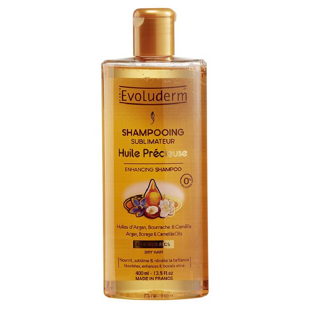Shampooing huile pr&eacute;cieuse Evoluderm 400 ml