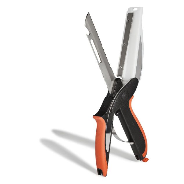 Ciseaux malins 2 en 1 rouge et noir