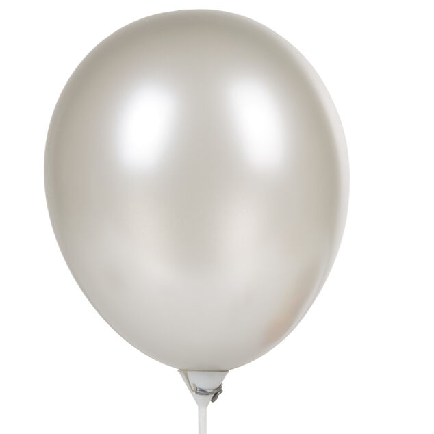 Ballon de baudruche nacr&eacute; dor&eacute; argent&eacute; noir x20