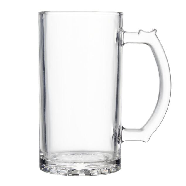 Chope à bière en verre 480ml H14,8cm