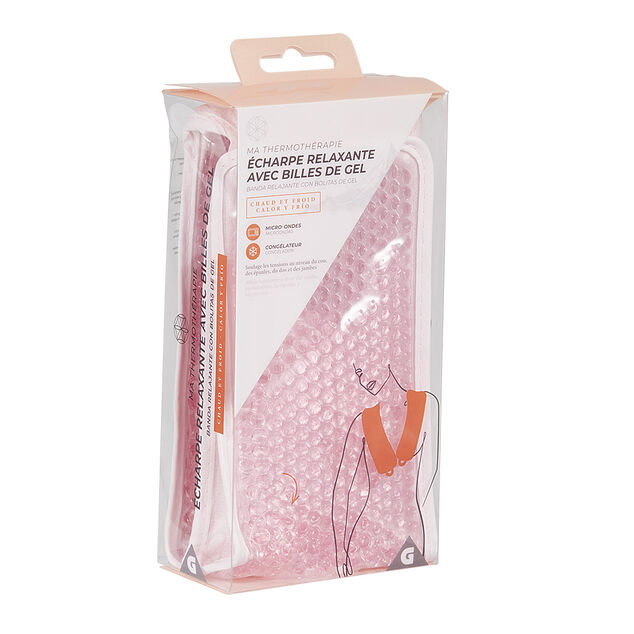 &Eacute;charpe relaxante avec billes de gel