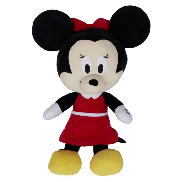 Peluche personnage Disney Mickey Minnie (2 mod&egrave;les)