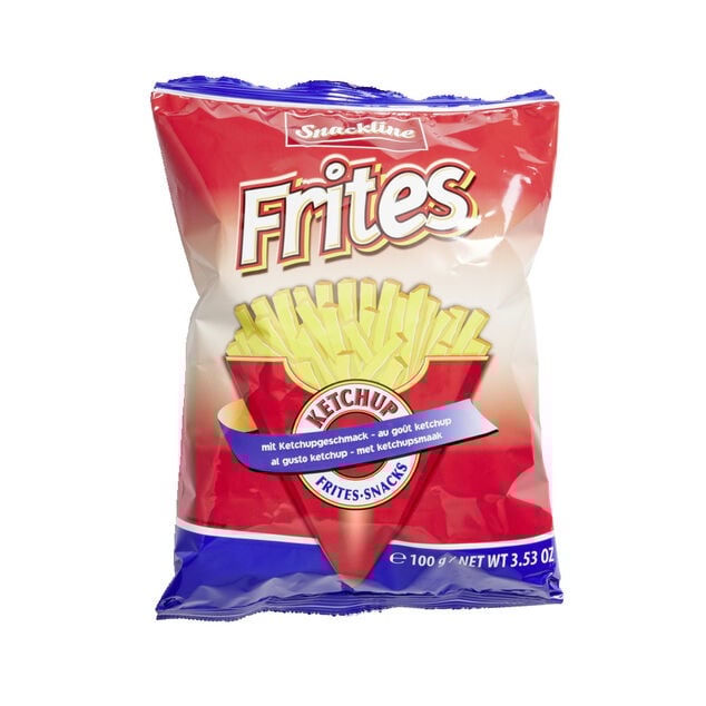 Snacks frites go&ucirc;t ketchup 100gr
