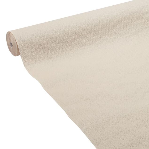 Nappe gauffrée blanc lin en papier 20 m
