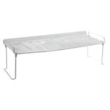 Range chaussures étagère blanche superposable 68x28xH22cm