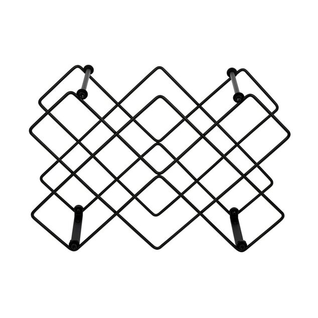 Range bouteille en fer 42x14x28 cm