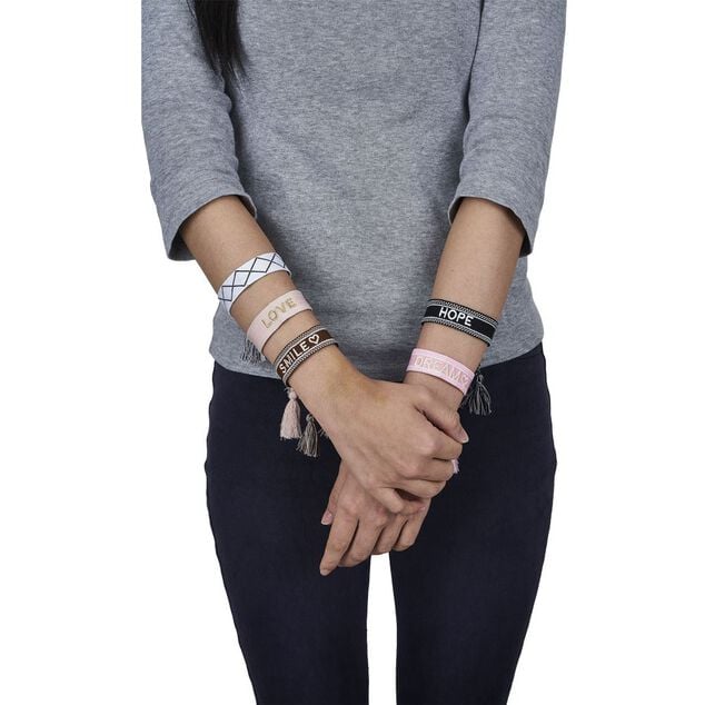 Bracelet en tissu design