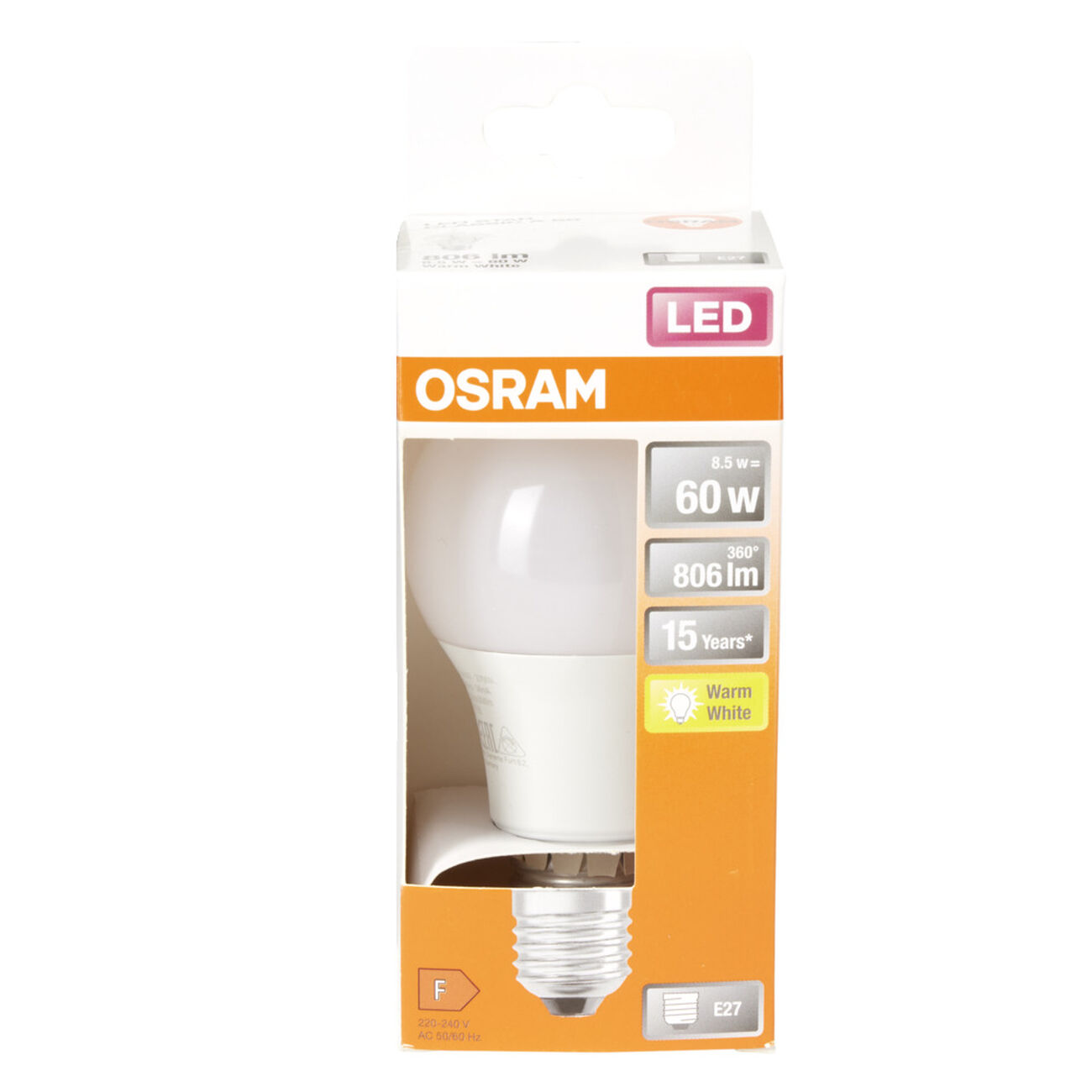 Genixgreen Lampadina A LED E27, G80, 4 W, 60 W, 850 Lumen, Classe A