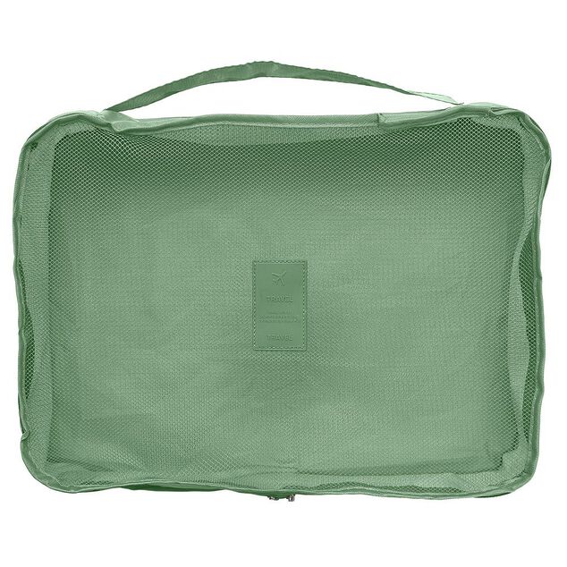Organisateur de valise x6 polyester gris