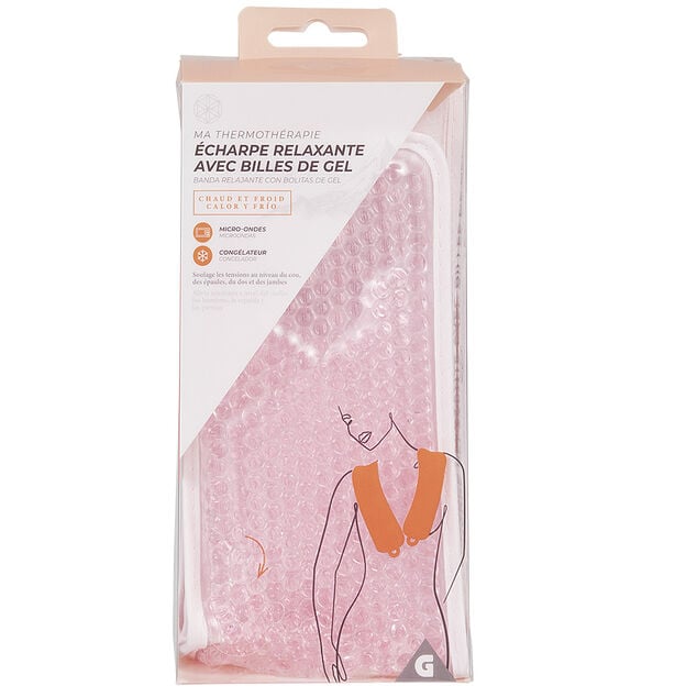 &Eacute;charpe relaxante avec billes de gel